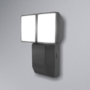 OSRAM Faretto da esterno con sensore LED ENDURA PRO, grigio, IP55 PRO, Alluminio / Grigio / Zincato, Plastica, Lampada LED da esterni