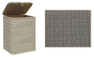 Cesta portabiancheria 55lt bianco B2