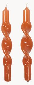 Set di 2 candele a bastoncino fatte a mano Twist