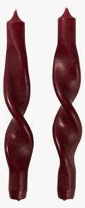 Set di 2 candele a bastoncino fatte a mano Twist