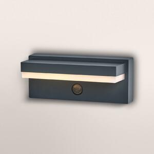 OSRAM Applique ENDURA STYLE ROBUST, grigio, sensore IP54 USB ROBUST, Alluminio / Grigio / Zincato, Alluminio, Moderno, Applique da esterni