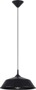 Lampada a sospensione DAGMAR nera 1xE27x15W in metallo, dimensioni: 74x34x34 cm, IP20, Pure Lume