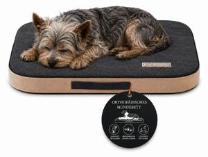 Materasso ortopedico per cani DOTTY, modello S, 60x45 cm. Cuccia per cani lavabile, realizzata con schiuma memory VISCO, certificata OEKO TEX Standard 100