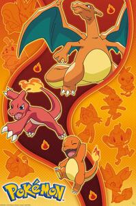 Posters, Stampe Pokemon - Fire Type