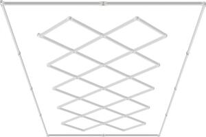Luce da garage a LED 88000LM - Plafoniera per officina - 6500K - CRI 84 - Installazione fai-da-te a 14 quadrati - Resistente al calore e ignifuga - Ideale per il garage e l'officina dell'auto