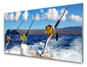 Quadro vetro Pesca Paesaggio marino 100x50 cm