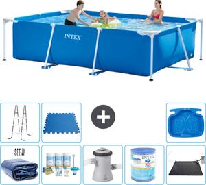 Piscina fuori terra rettangolare - 300x200x75 cm - 9 pezzi - Modello S40179