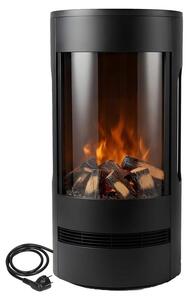 Camino elettrico a pavimento - Potenza riscaldante: 2000 Watt - Dimensioni: 38,2 x 41 x 83,4 cm - Per uso interno - Camino decorativo