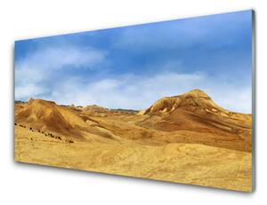 Quadro su vetro Paesaggio delle colline del deserto 100x50 cm