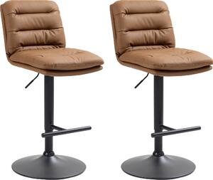 Set di 2 pezzi con sgabelli da bar - sgabelli - elevato comfort di seduta