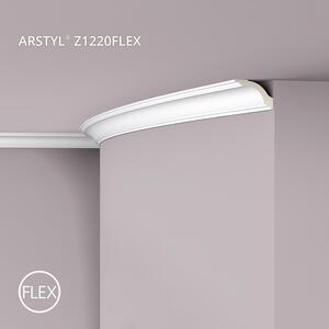 Cornice a soffitto NMC Z1220 Flex ARSTYL Noel Marquet Rivestimento decorativo flessibile Rivestimento decorativo classico colore bianco 2 m