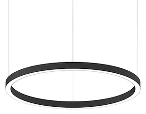 Lampada a sospensione XAL MINO 60 CIRCLE 1500 colore nero 3000°k