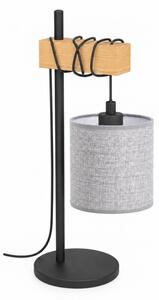 BRILAGI - Lampada da tavolo NUBILA 1xE27/40W/230V marrone/nera/grigia