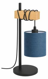 BRILAGI - Lampada da tavolo NUBILA 1xE27/40W/230V marrone/nero/blu scuro