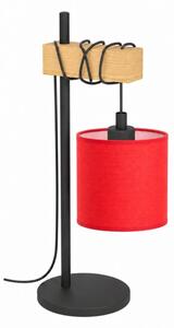 BRILAGI - Lampada da tavolo NUBILA 1xE27/40W/230V marrone/nero/rosso