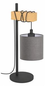 BRILAGI - Lampada da tavolo NUBILA 1xE27/40W/230V marrone/nero/antracite
