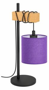 BRILAGI - Lampada da tavolo NUBILA 1xE27/40W/230V marrone/nero/viola