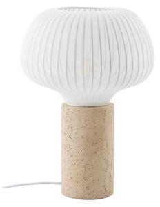 Lampade da tavolo Lucande, Eloise, Bianco, Soggiorno, Tessuto / Tessile, Scandinavo
