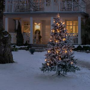 Konstsmide Christmas Catena luminosa LED Topbirnen IP44 ambra 25 luci