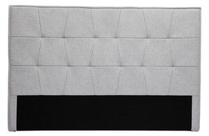 Testata letto in tessuto grigio L170 cm SUKA