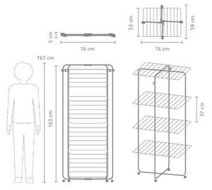 Stendino bianco 30 m HangOn Tower – Brabantia