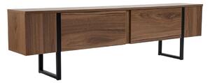Mobile TV colore naturale scuro con effetto noce 180x50x29,5 cm Serenity – Kalune Design