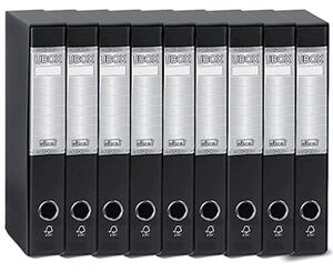 Raccoglitore ELICA U-BOX cm 5 comm.le nero