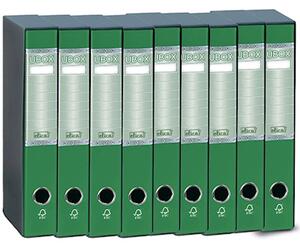 Raccoglitore ELICA U-BOX cm 5 comm.le verde