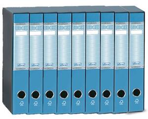 Raccoglitore ELICA U-BOX cm 5 prot. celeste