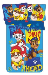 Set copripiumino e federa da bambini blu in cotone per culla 100x135 cm Paw Patrol "Pawsome days ahead" – Jerry Fabrics