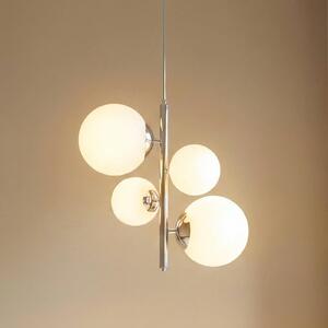 Lampada a sospensione Dione ALDEX, dimmerabile, Cromo / Argento, Soggiorno / Sala da pranzo, Vetro, Moderno, Lampada a sospensione