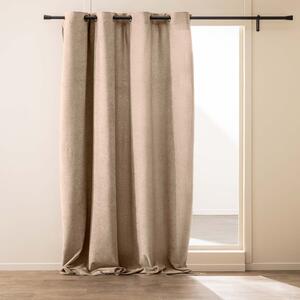 Tenda marrone chiaro in bouclé 140x260 cm Winona – douceur d'intérieur