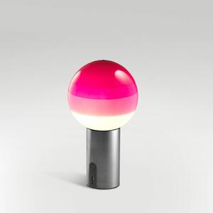 MARSET Dipping Light tavolo batteria rosa/grafite
