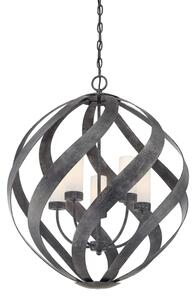 Quintiesse QN-BLACKSMITH-5P-OBK - Lampadario da esterno BLACKSMITH 5xE14/40W/230V IP44 nero