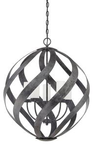 Quintiesse QN-BLACKSMITH-5P-OBK - Lampadario da esterno BLACKSMITH 5xE14/40W/230V IP44 nero