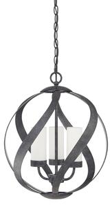 Quintiesse QN-BLACKSMITH-3P-OBK - Lampada a sospensione da esterno BLACKSMITH 3xE14/40W/230V IP44, nero