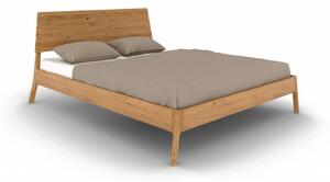Letto matrimoniale in legno di quercia di colore naturale 160x200 cm Twig - The Beds