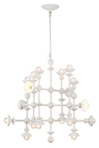 Quintiesse QN-CADENCE18-WHT - Lampadario a stelo CADENCE 18xE14/40W/230V bianco