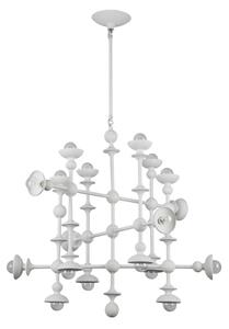 Quintiesse QN-CADENCE18-WHT - Lampadario a stelo CADENCE 18xE14/40W/230V bianco