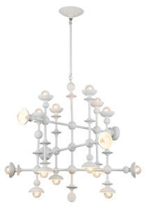 Quintiesse QN-CADENCE18-WHT - Lampadario a stelo CADENCE 18xE14/40W/230V bianco
