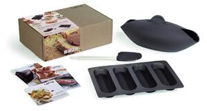Set di stampi da forno in silicone adatti per baguette/adatti per pane 3 pz Essential – Lékué
