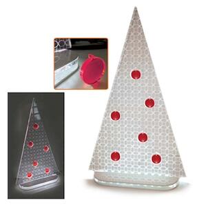 Albero di Natale in plexi a LED h. cm 50