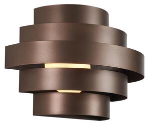 Applique moderna bronzo con LED dimmerabile a 3 livelli - Lines