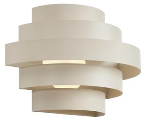 Lampada da parete moderna beige con LED dimmerabile a 3 livelli - Lines