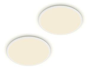 Philips Plafoniera a LED SuperSlim, dimmerabile, Bianco / Opale, Studio / Ufficio, Plastica, Moderno, Plafoniera LED