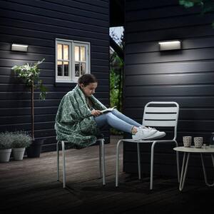 Philips Applique da esterni LED Bustan UE, confezione da 2, 2.700 K