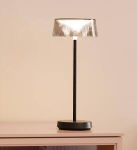 FH Lighting Schöner Wohnen Lampada da tavolo a batteria LED Torre, IP44, dimmerabile, Nero, Soggiorno / Sala da pranzo, Metallo, Moderno