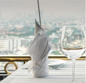 Tovagliolo Airlaid in carta a secco MCR 40x40 Chinè colore grigio perl