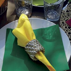 Tovagliolo Airlaid in carta a secco MCR 40x40 Dry colore verde scuro 5