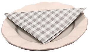 Tovagliolo Airlaid in carta a secco MCR 40x40 Quadretto colore beige 5